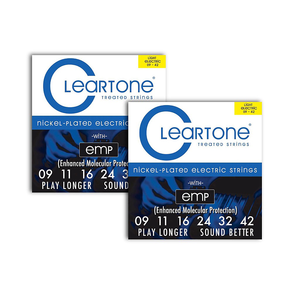 UPC 888365092164 product image for Cleartone Nickel-Plated Super Light Electric Guitar Strings .09 .422-Pack | upcitemdb.com