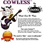 Onori 2" Cowless Guitar Strap Black
