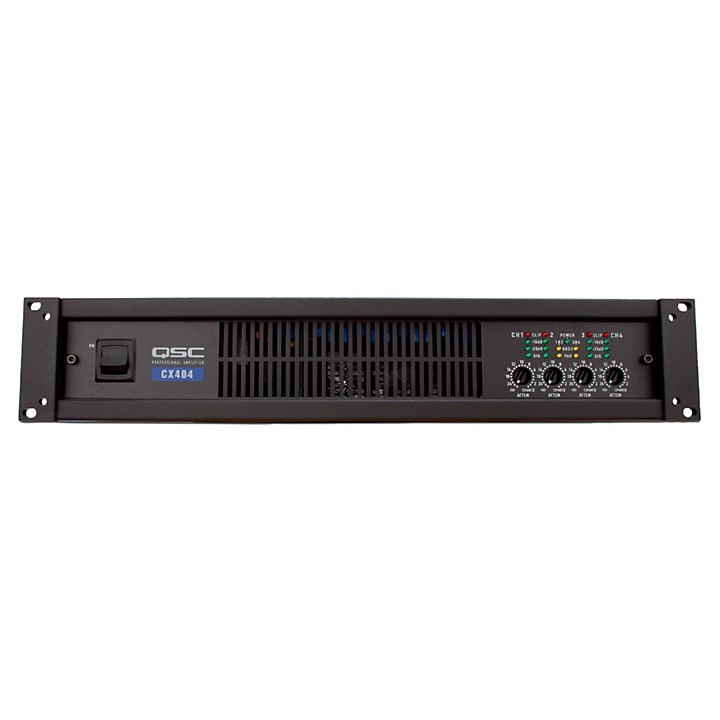 QSC CX404 4-CH Low-Z Power Amplifier | Guitar Center