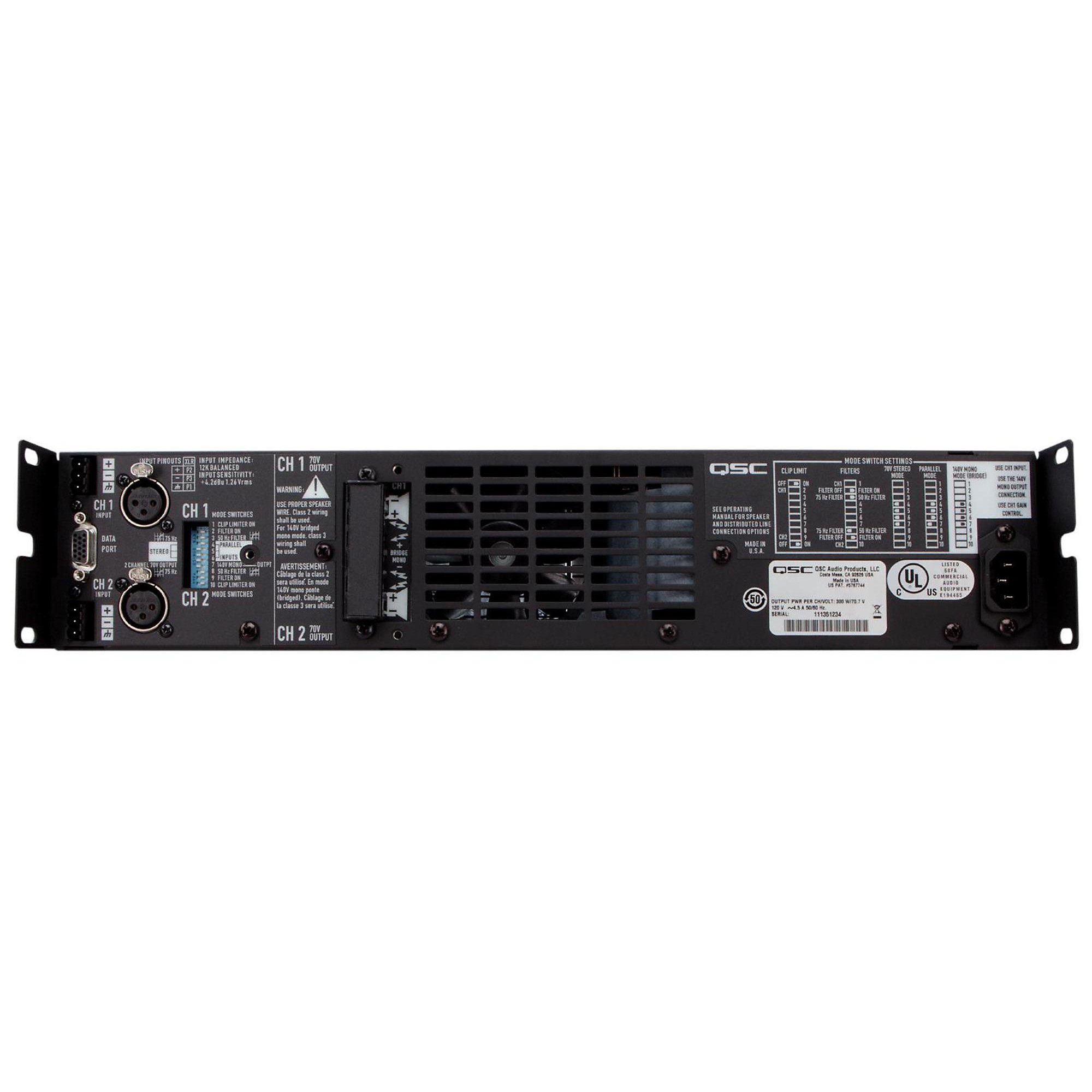 QSC CX602V Stereo Power Amp | Guitar Center