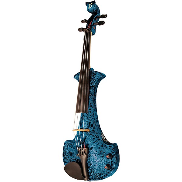 Bridge Aquila Series 4-String Electric Violin Blue Marble