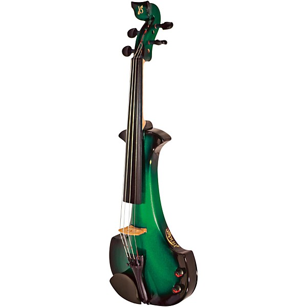 Bridge Aquila Series 4-String Electric Violin Black-Green