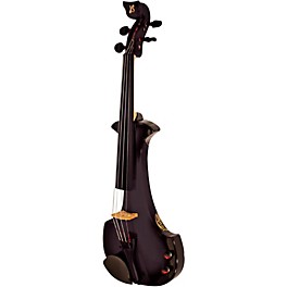 Bridge Aquila Series 4-String Electric Violin Black-Green Bridge Aquila Series 4-String Electric Violin Black