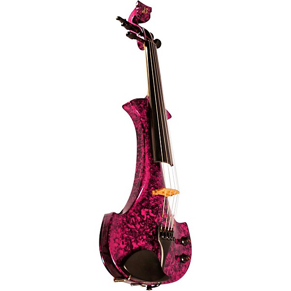 Bridge Lyra Series 5-String Electric Violin Purple Marble