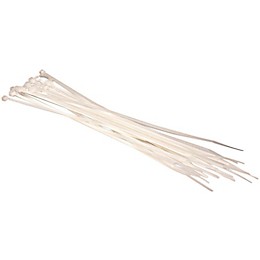 Open Box Hosa WTi173 Cable Ties (20 Pack) Level 1 White 8 in.