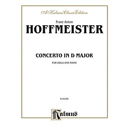 Alfred Viola Concerto in D Major for Viola Viola Concerto in D Major Book