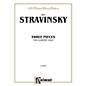 Alfred Three Pieces for Clarinet By Igor Stravinsky Book thumbnail
