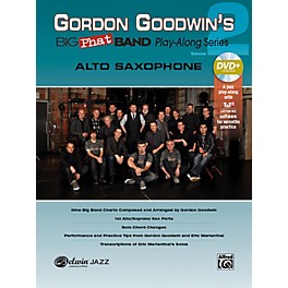 Alfred Gordon Goodwin's Big Phat Band Play-Along Series Alto Saxophone Vol. 2 Book & DVDRom