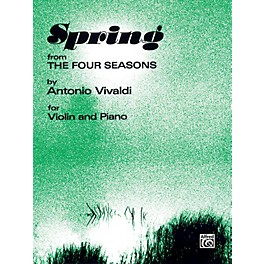 Alfred The Four Seasons: Spring for Violin By Antonio Vivaldi Book