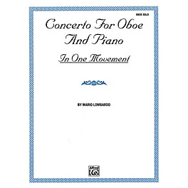 Alfred Concerto for Oboe and Piano In One Movement By Mario Lombardo Book