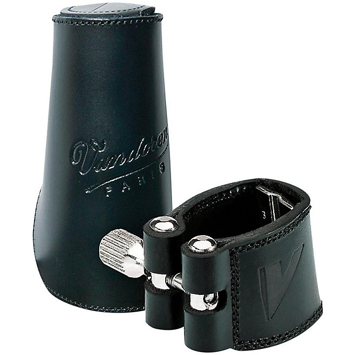 Buy Vandoren LC21P Leather Bb Clarinet Ligature W/ Plastic Cap | Sam Ash Music