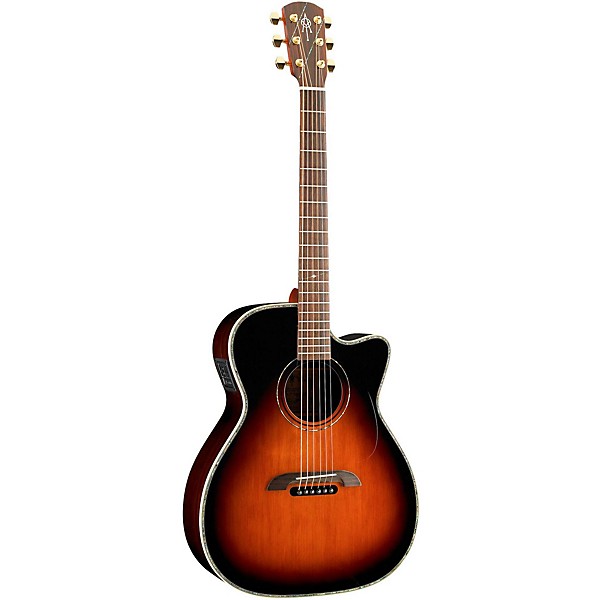 Open Box Alvarez WY1TS Yairi Stage OM/Folk Acoustic-Electric Guitar Level 2 Natural 888366027561