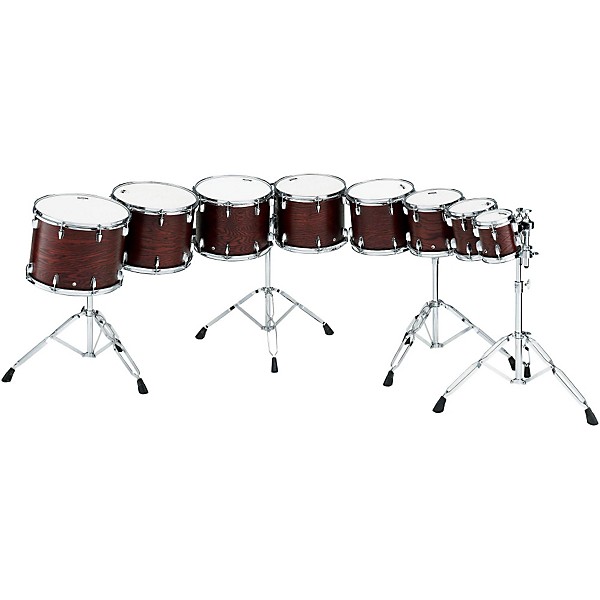 Yamaha Grand Series Double Headed Concert Tom 8 x 8 in. Darkwood stain finish