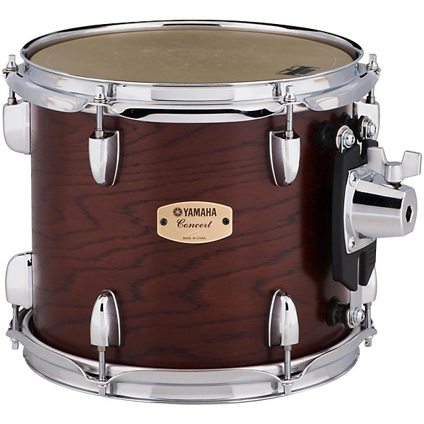 Yamaha Grand Series Double Headed Concert Tom 10 x 9 in. Darkwood Stain Finish