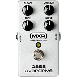 Dunlop M89 Bass Overdrive Effects Pedal Silver