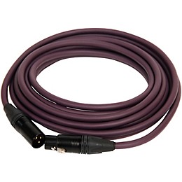 Open Box Asterope Pro Studio XLR Microphone Cable Level 1 Purple 2 ft.