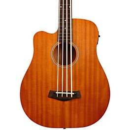 Gold Tone 25" Scale Left-Handed Fretless Acoustic-Electric MicroBass Natural