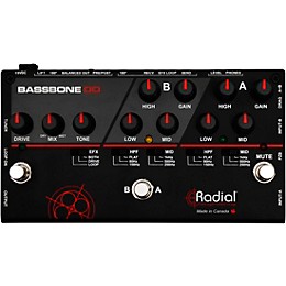 Open Box Radial Engineering Bassbone OD Bass Preamp With Overdrive Level 1