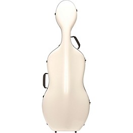 Otto Musica Mirage Series Carbon Hybrid Cello Case 4/4 White