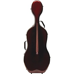 Otto Musica Mirage Series Carbon Hybrid Cello Case 4/4 Burgundy