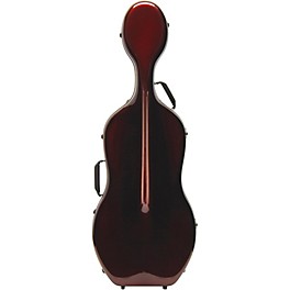 Otto Musica Mirage Series Carbon Hybrid Cello Case 4/4 Burgundy