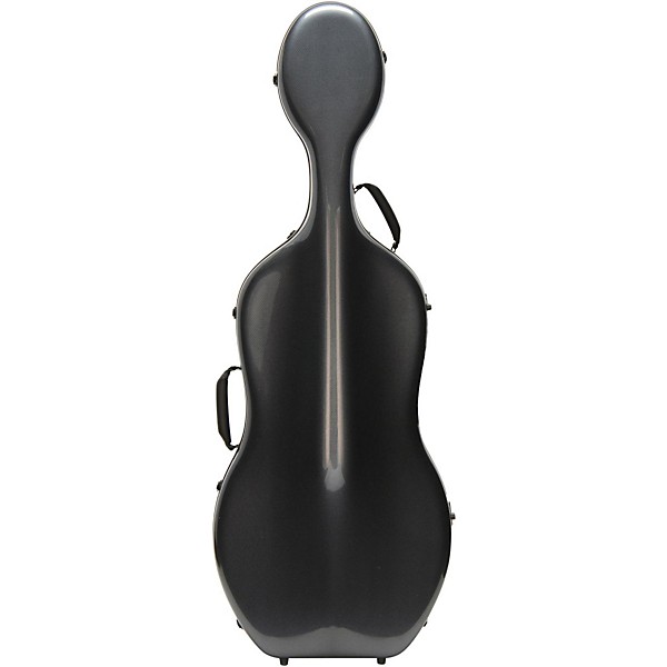 Otto Musica Mirage Series Carbon Hybrid Cello Case 4/4 Silver Gray