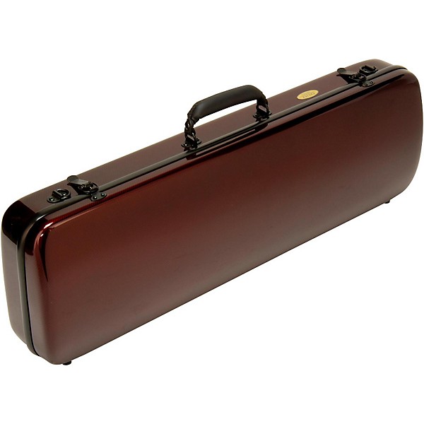Otto Musica Mirage Series Carbon Hybrid Violin Case 4/4 Burgundy