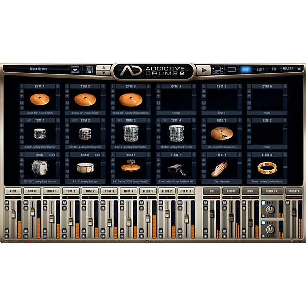XLN Audio Addictive Drums 2  Black Oyster Software Download