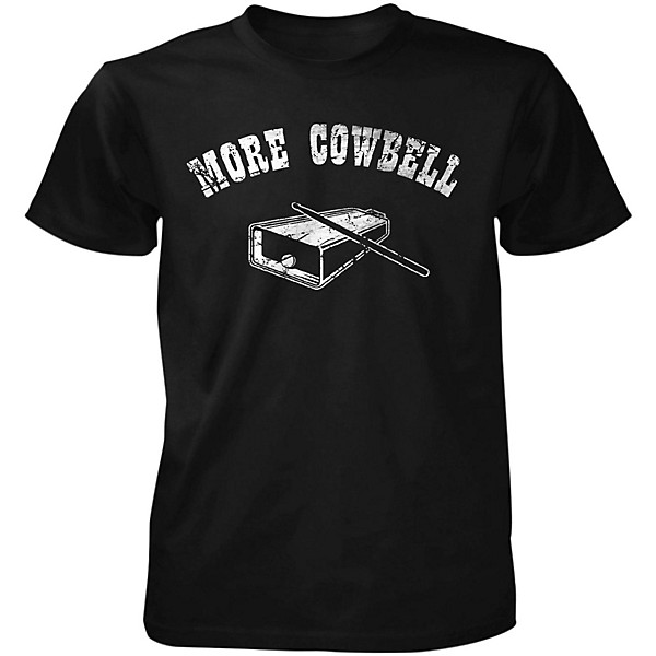 Clearance Taboo More Cowbell T-Shirt Black Large
