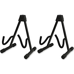 Musician's Gear A Frame Electric Guitar Stand (2-Pack) Black