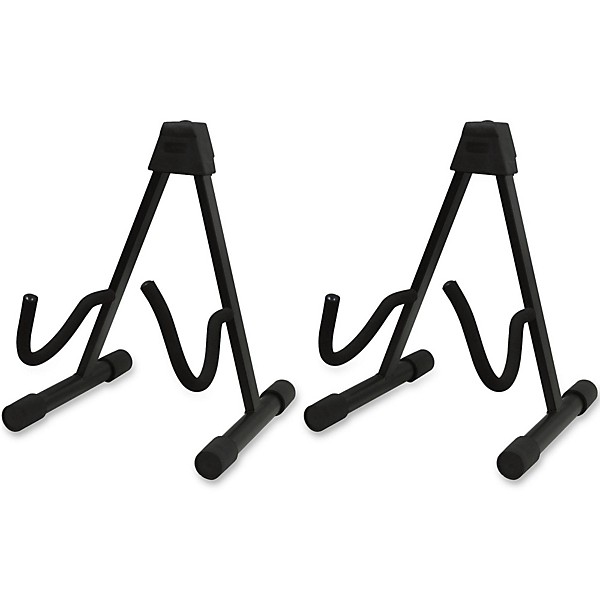 Musician's Gear A Frame Electric Guitar Stand (2-Pack) Black