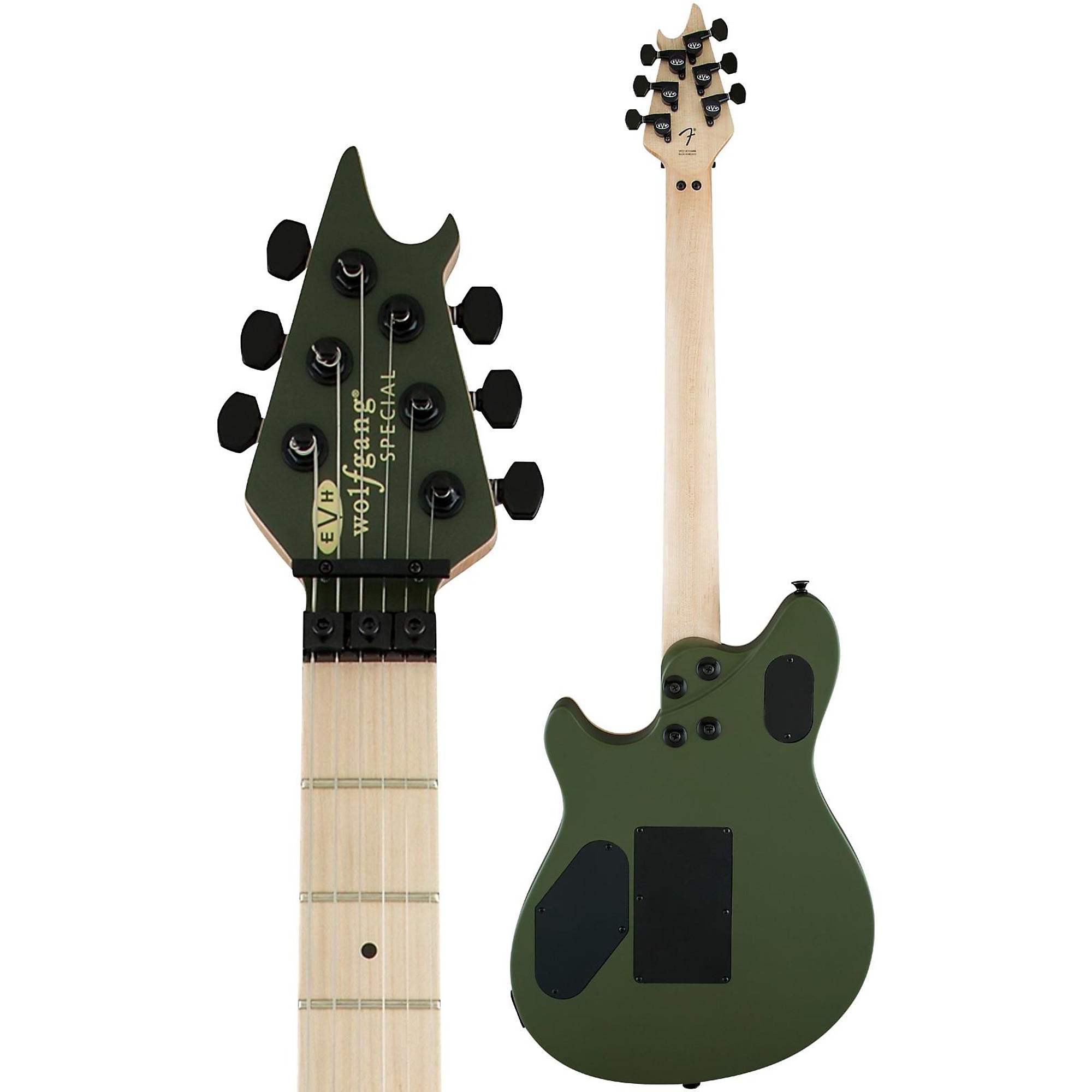 Open Box EVH Wolfgang Special Electric Guitar Matte Army Drab