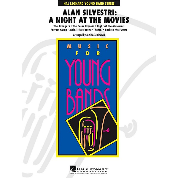 Hal Leonard Alan Silvestri: A Night At The Movies - Young Concert Band Level 3