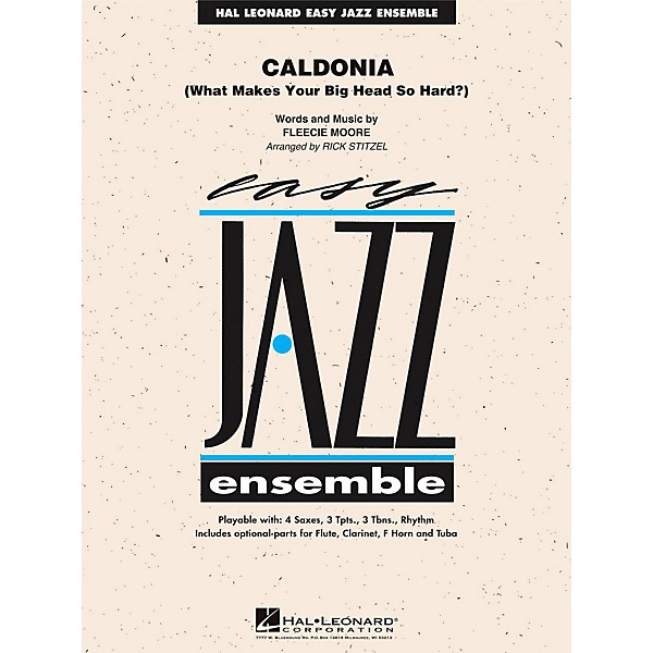 Hal Leonard Caldonia - Easy Jazz Ensemble Series Level 2