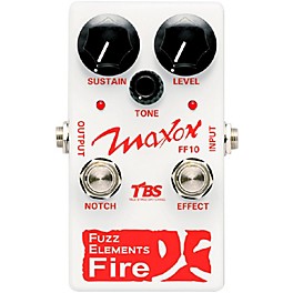 Open Box Maxon Fuzz Elements Fire Guitar Fuzz Pedal Level 1