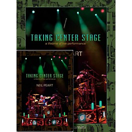 Hudson Music Neil Peart Taking Center Stage Combo Pack Book/DVD