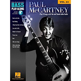 Hal Leonard Paul McCartney - Bass Play-Along Volume 43 Book/Audio Online