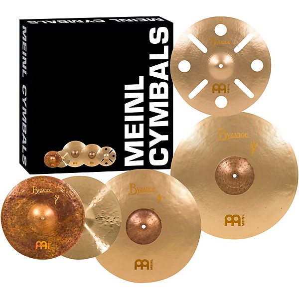 MEINL Byzance Vintage Series Benny Greb Sand Cymbal Set with Free 16 inch Trash Crash