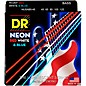 DR Strings Hi-Def NEON Red, White & Blue Electric Medium 5-String Bass Strings (45-125) thumbnail