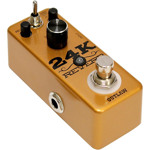 Open Box Outlaw Effects 24K Guitar Reverb Pedal Level 1