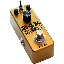 Open Box Outlaw Effects 24K Guitar Reverb Pedal Level 1