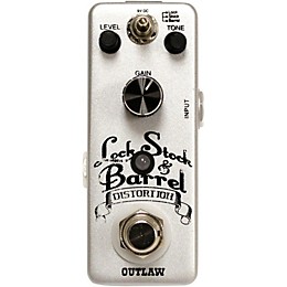 Open Box Outlaw Effects Lock-Stock-Barrel Guitar Distoriton Pedal Level 1