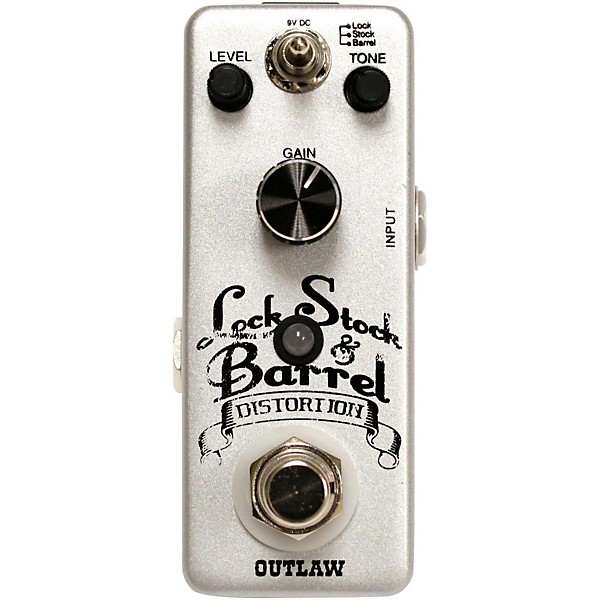 Open Box Outlaw Effects Lock-Stock-Barrel Guitar Distoriton Pedal Level 1