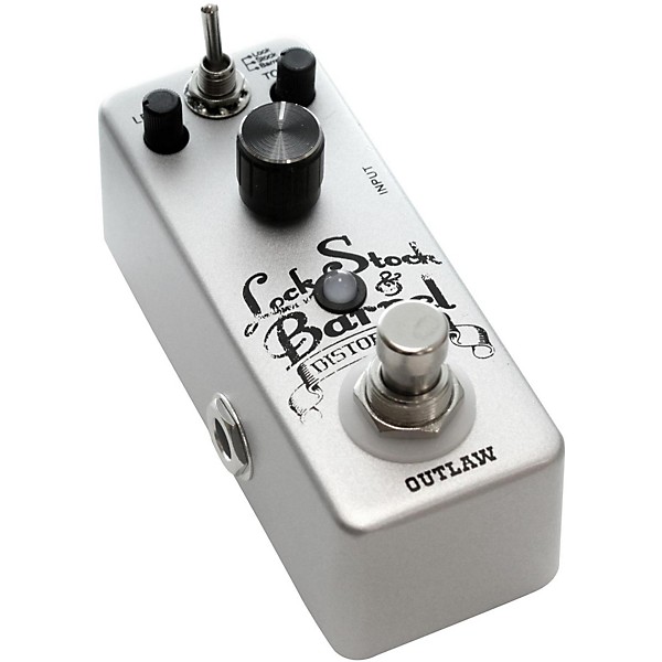 Open Box Outlaw Effects Lock-Stock-Barrel Guitar Distoriton Pedal Level 1