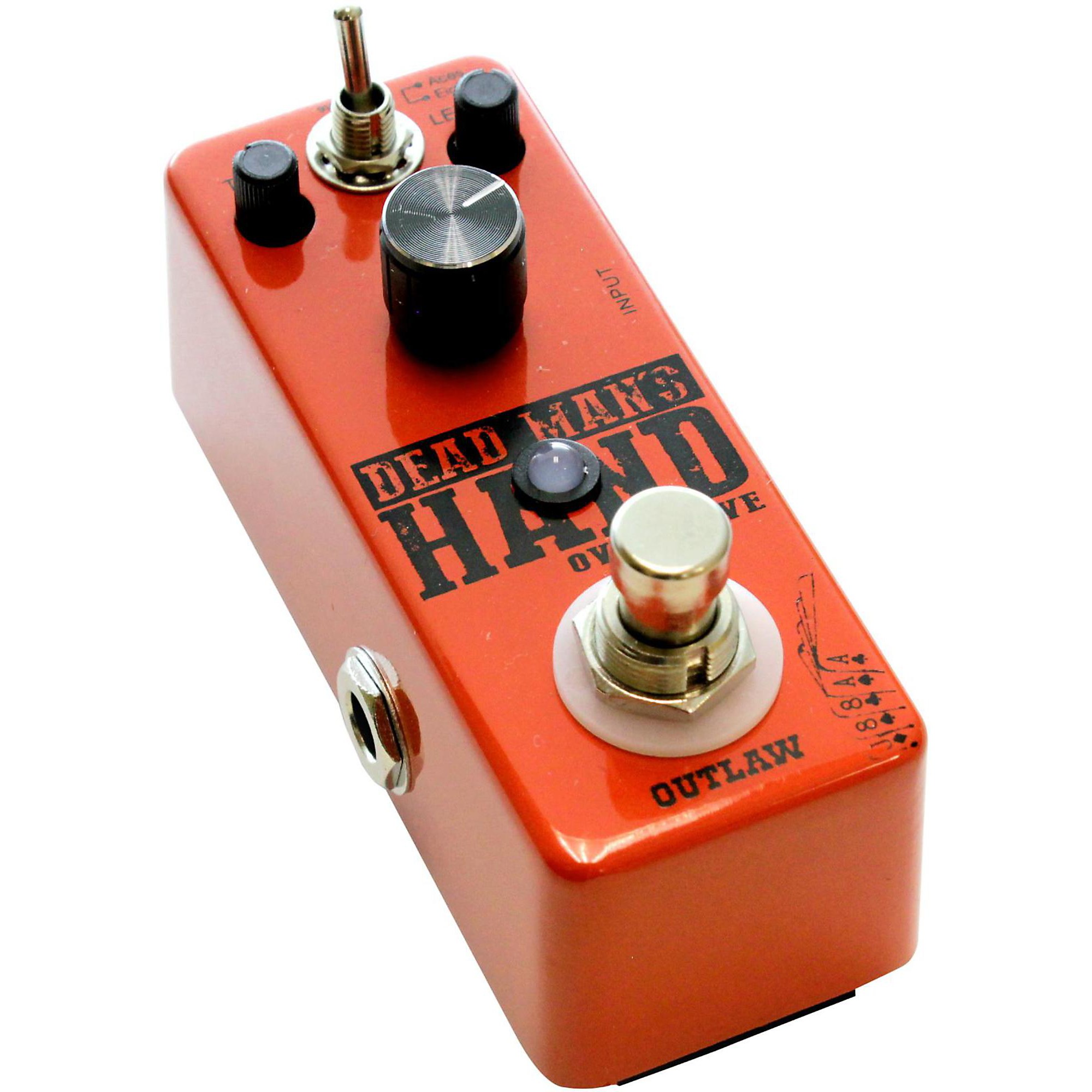 Outlaw Effects Dead Man's Hand Guitar Overdrive Pedal | Guitar Center