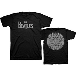 Bravado Beatles Lonely Hearts T-Shirt Black X-Large