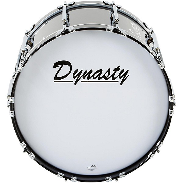 Dynasty Marching Bass Drum Black 22 x 14 in.