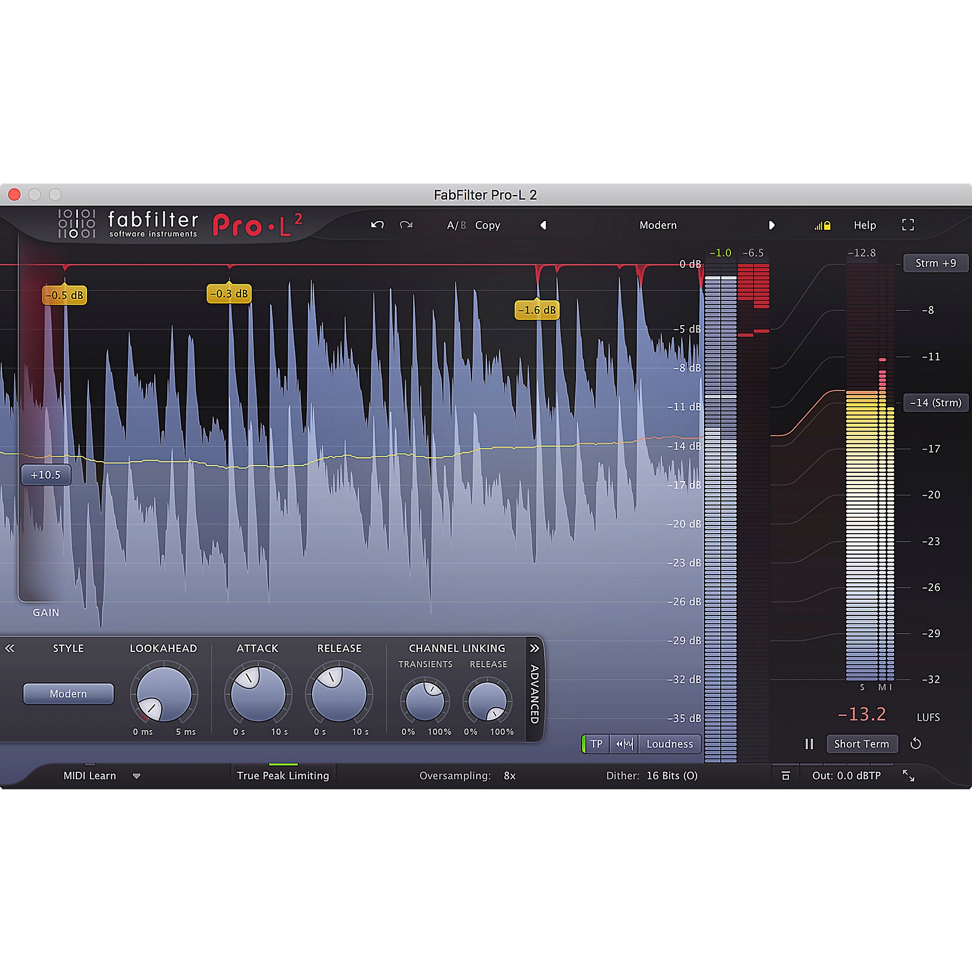 FabFilter Pro-L 2 - Limiter Plug-In