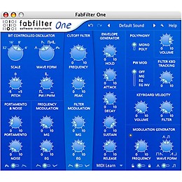 FabFilter One Software Download