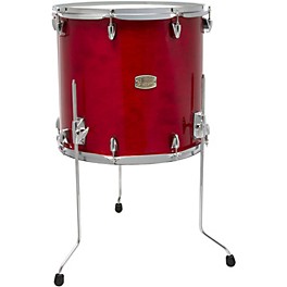 Yamaha Stage Custom Birch Floor Tom 18 x 16 in. Raven Black Yamaha Stage Custom Birch Floor Tom 14 x 13 in. Cranberry Red